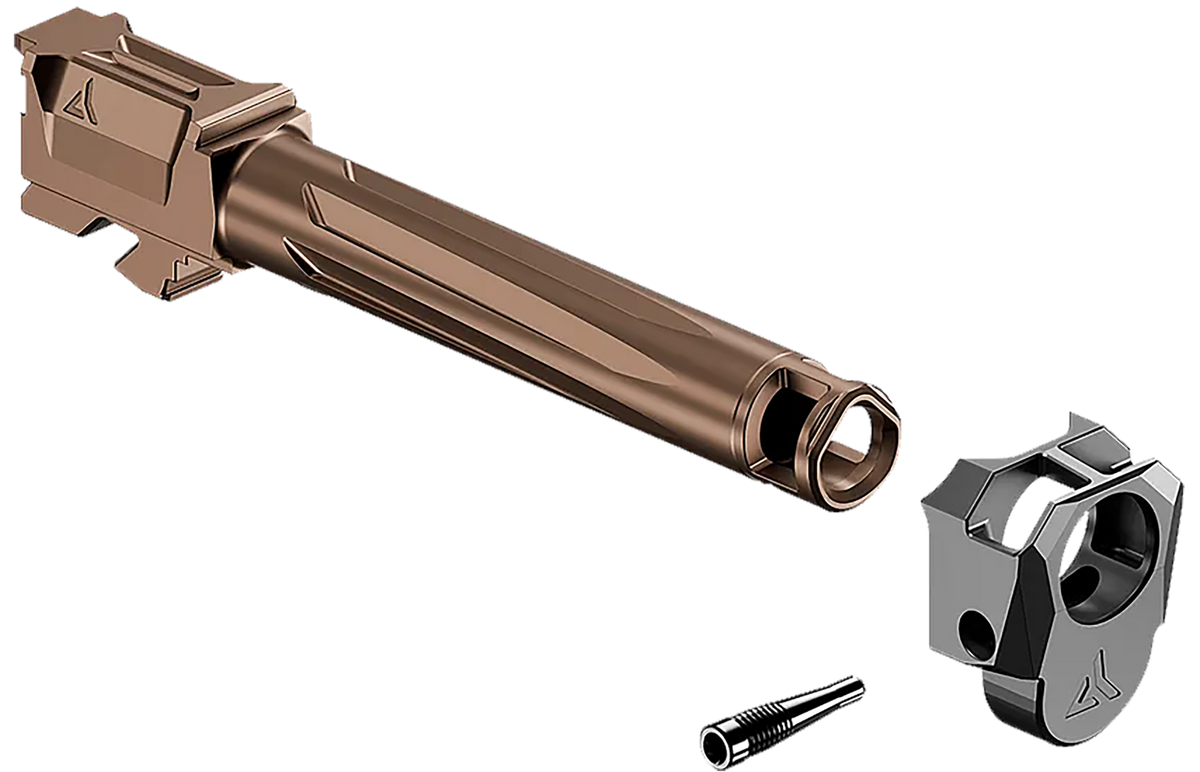 Radian Weapons Ramjet & Afterburner Glock 17 Gen5 9mm Stainless Steel Barrel Combo - Bronze/Black