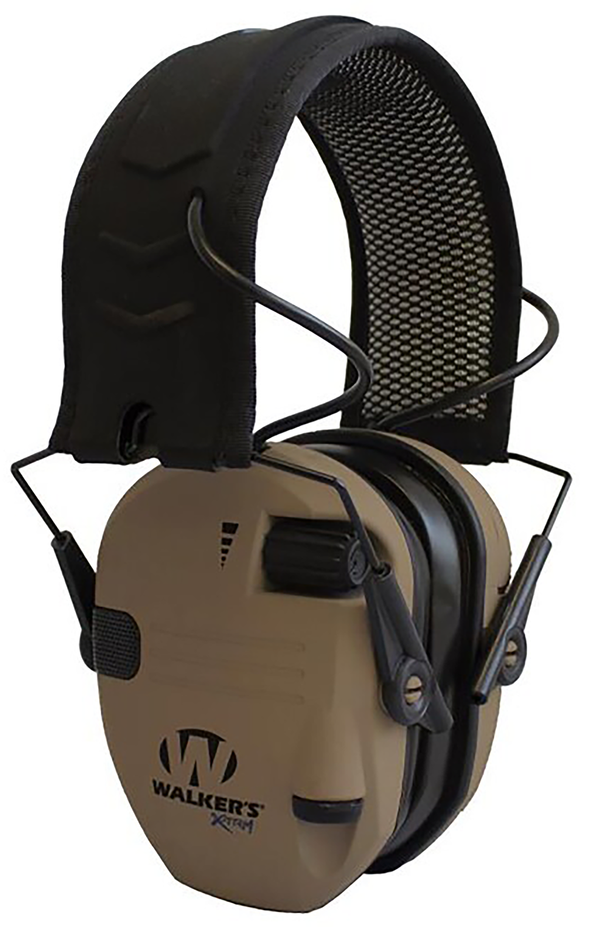 Walkers Game Ear Razor X-TRM Digital Electronic Muff 21 dB Over the Head Battle Brown/Black Polymer