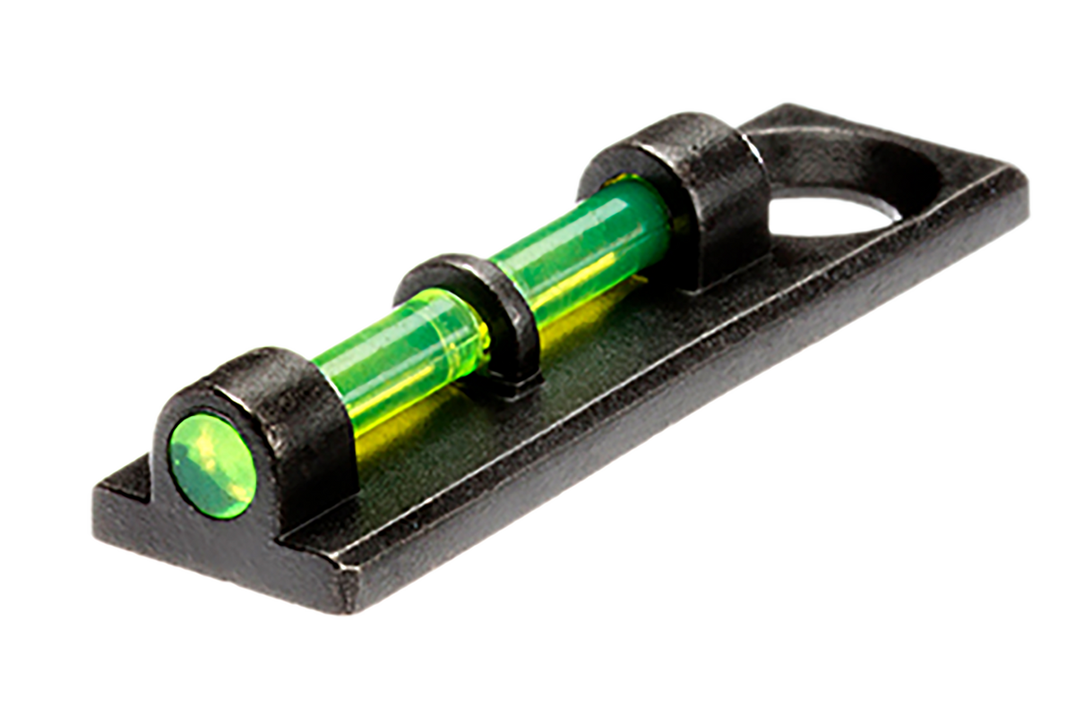 Hiviz FL2005G Flame Bead Replacement Front Sight Shotgun Green Fiber Optic Black