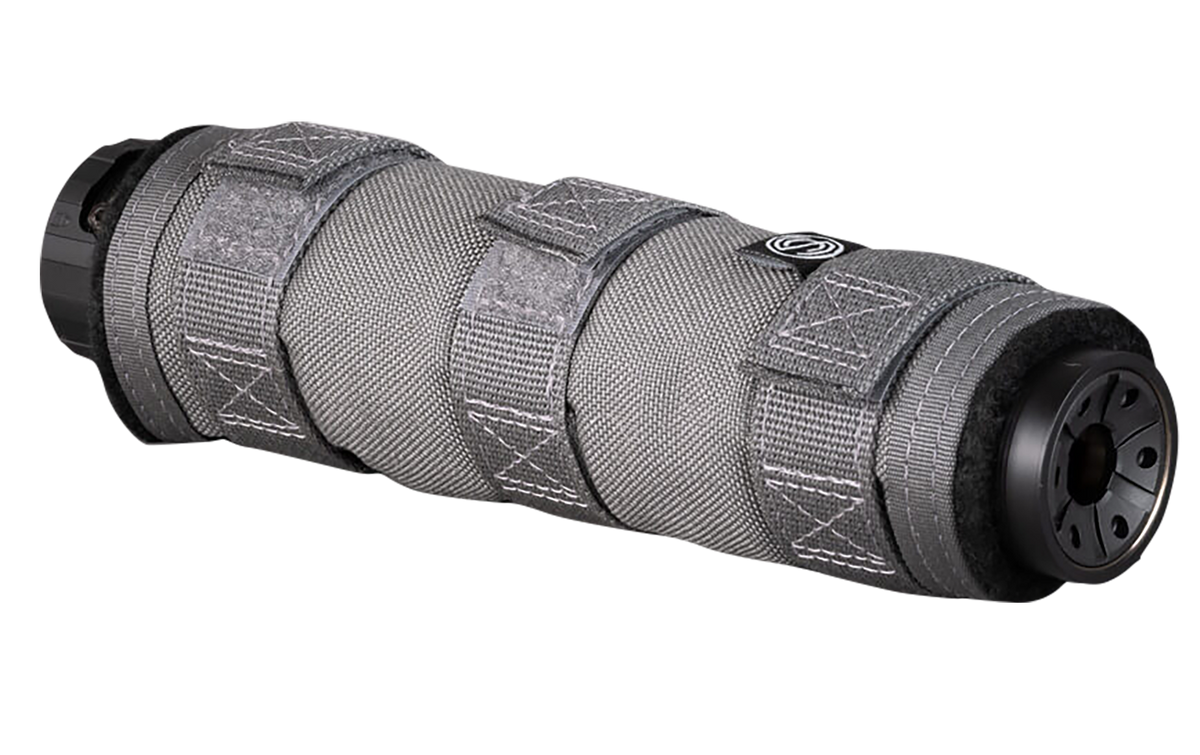 SilencerCo AC1981 High Temp Suppressor Cover 6" Gray Nylon