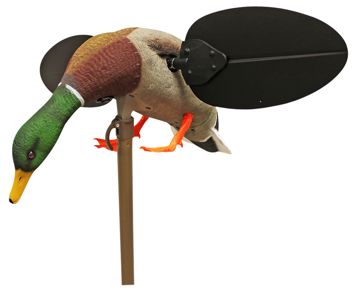 Mojo Outdoors HW2533 Mallard Drake Li-Ion Motion Decoy w/ Remote - Multi-Color