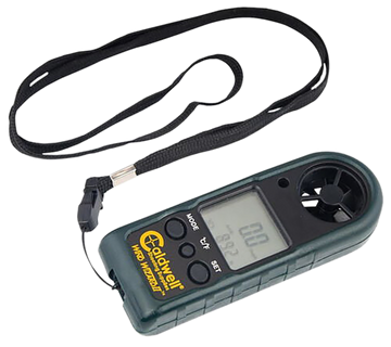 Caldwell Wind Wizard II Wind Speed Meter LCD Display CR2032