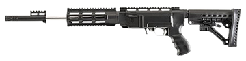 Archangel AA556RNB AR-15 Style Conversion Stock Black Synthetic 6-Position Collapsible for Ruger 10/22 - No Bayonet