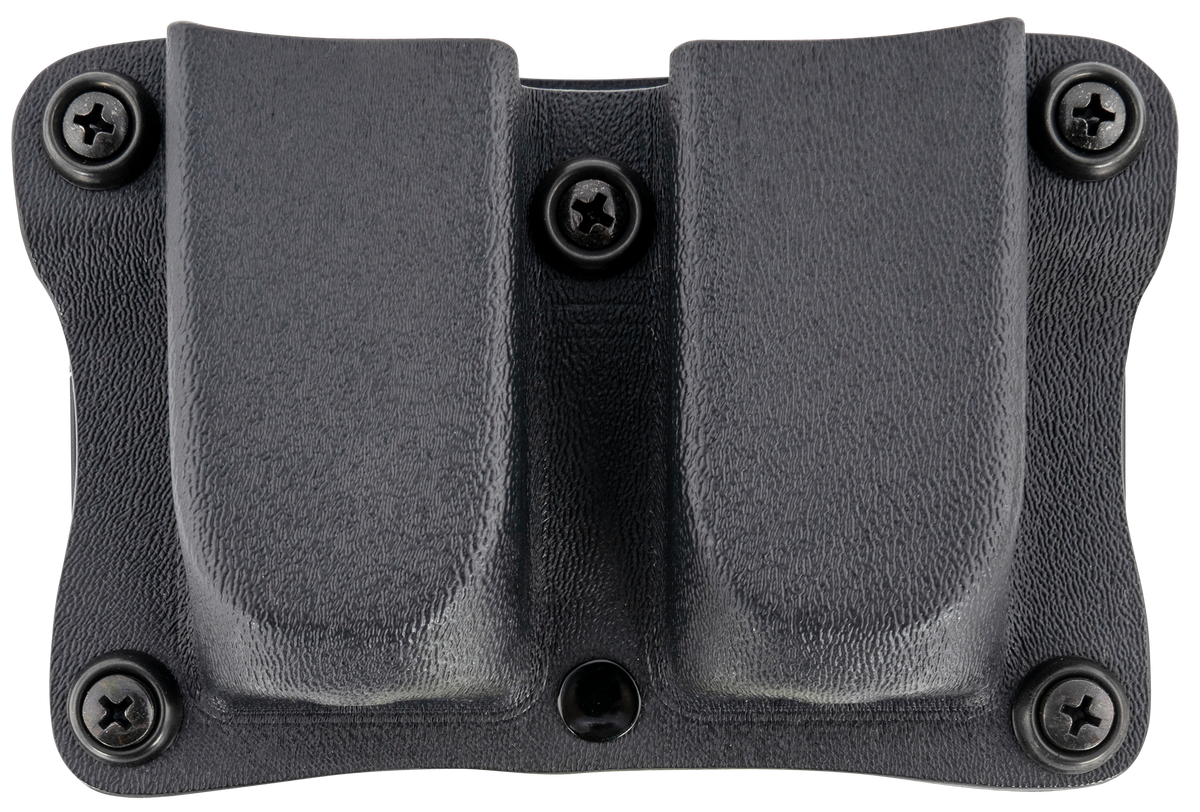 Desantis Gunhide Quantico Double Mag Pouch OWB Kydex Belt Clip Glock 17/19 1.50" Belt Ambidextrous Black