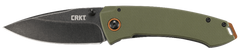 Columbia River 2520 Tuna 3.22" Folding Plain Stonewashed 8Cr14MoV Black/Green G10/SS Handle
