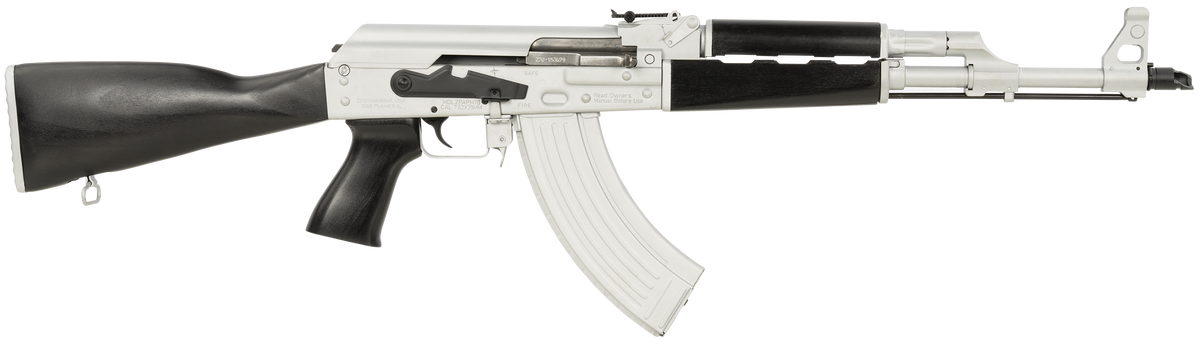 Zastava Arms USA ZPAP M70 7.62x39mm 16.30" 30+1 Semi-Auto Rifle - Silver Cerakote