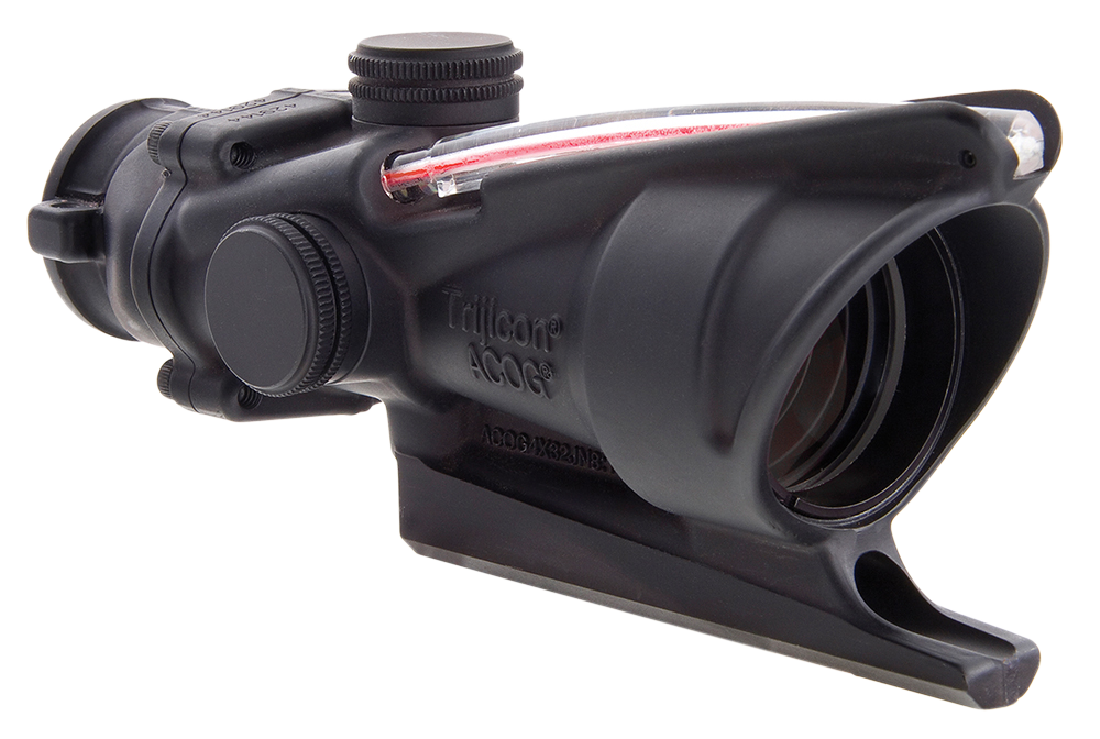 Trijicon 100213 ACOG 4x32mm Illuminated Red Triangle Post Reticle Riflescope - Black Hardcoat Anodized