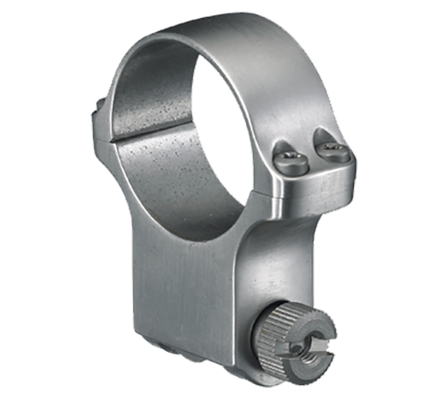 Ruger 6K30 30mm Extra High Silver Scope Ring - Single