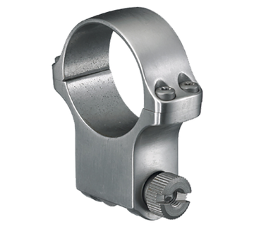 Ruger 6K30 30mm Extra High Silver Scope Ring - Single