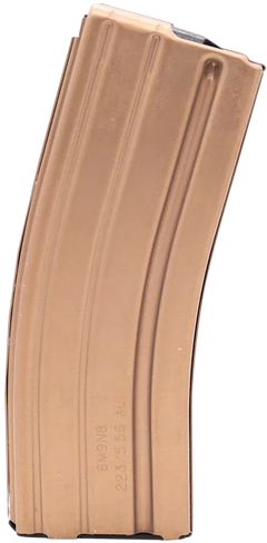 DuraMag Speed AR-15 223 Rem/300 Blackout/5.56x45mm NATO 30rd Aluminum Magazine - Bronze w/ Black Follower