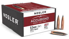 Nosler AccuBond Long Range 6.5mm .264 129gr Spitzer Point 100/Box