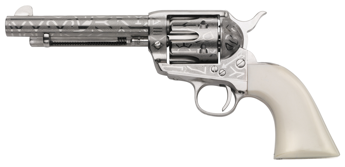 Taylor's & Company 1873 Cattle Brand Pietta 45 LC 5.50" 6-Shot SAO Revolver