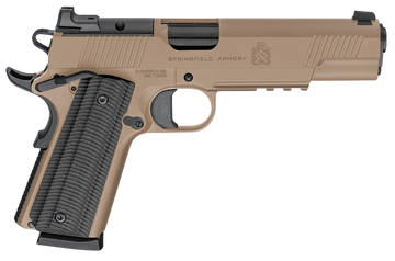 Springfield Armory 1911 Operator AOS 45 ACP 5" 8+1 Semi-Auto Pistol - Coyote Brown Cerakote - Gear Up Package