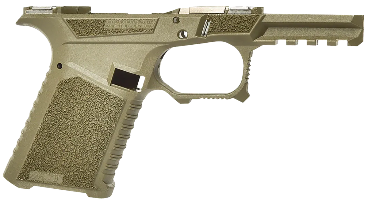 SCT Manufacturing SCT-19 Compact Gen 3 19/23/32 OD Green Aggressive Texture Polymer Frame