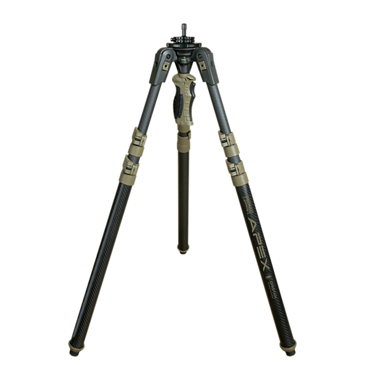Primos Trigger Stick Apex Carbon Fiber Tripod w/ Spartan Adapter 32-62" Coyote Tan