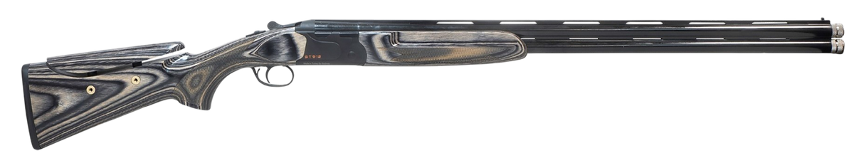 Pointer FT912 Sport Trek 12 Gauge 28" 2rd 3" Break Open Over/Under Shotgun - Gray Laminate Adj Comb Stock