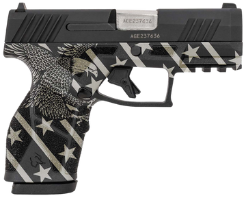 Taurus GX2 Compact 9mm Luger 3.38" 10+1 SAO Pistol - Eagle, Stars & Stripes