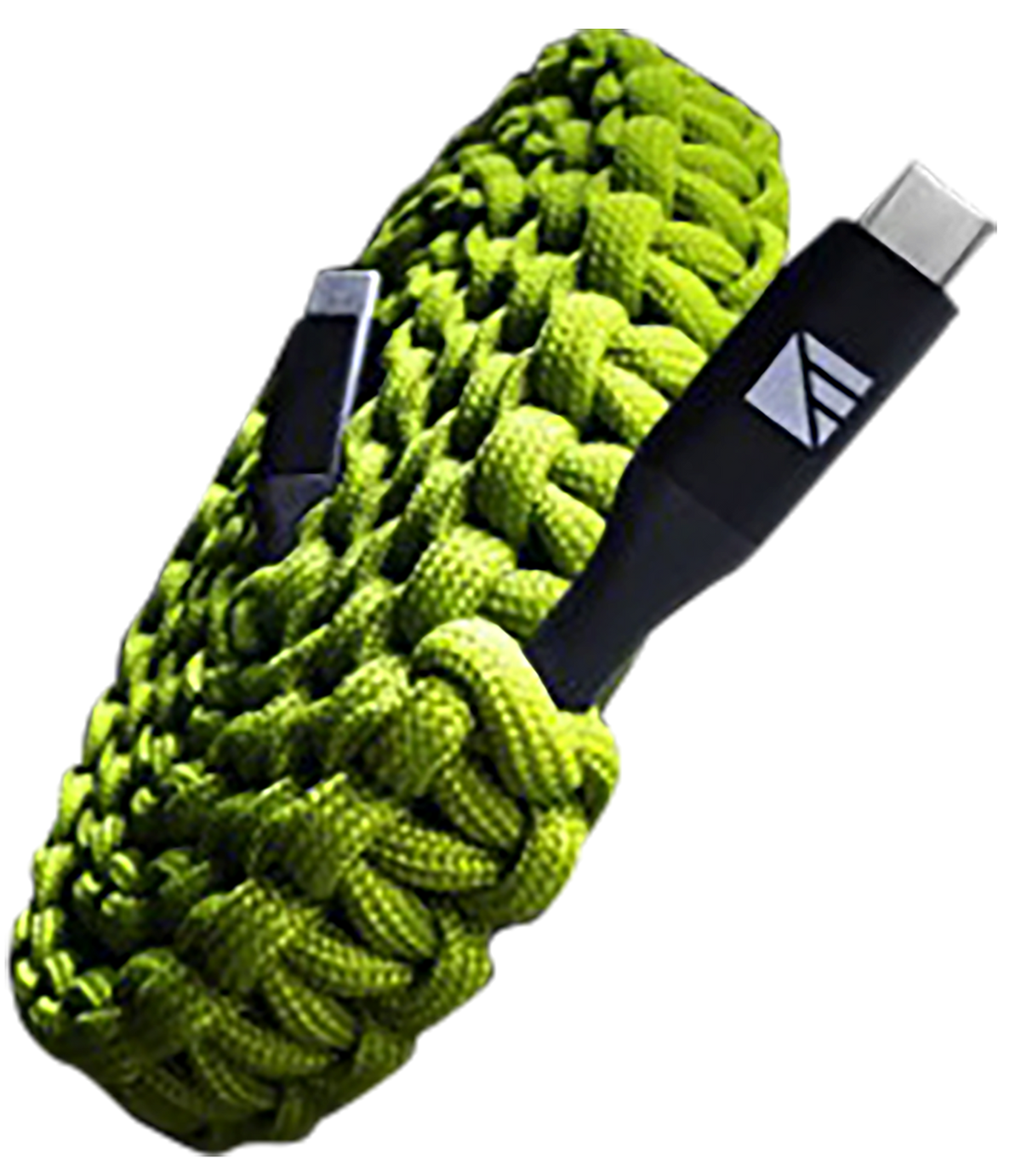 Dark Energy IND-CCC03GRGR 36" USB-C to USB-C Paracord Charging Cable - Green