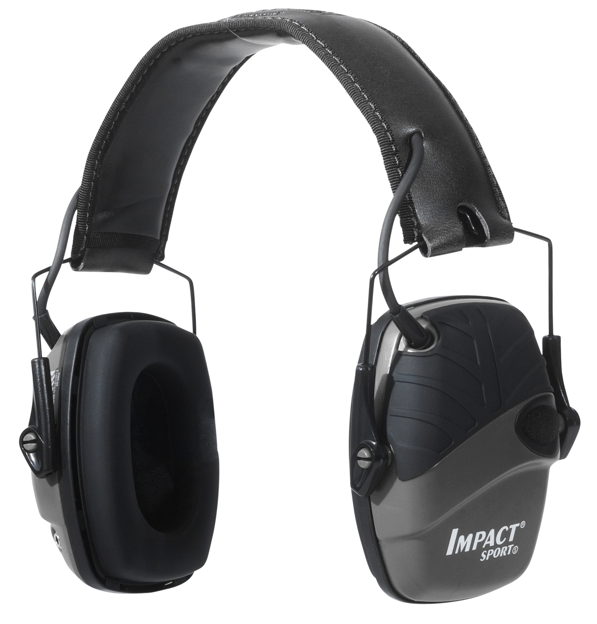 Howard Leight Impact Sport Electronic Muff 22 dB Over the Head Gray/Black
