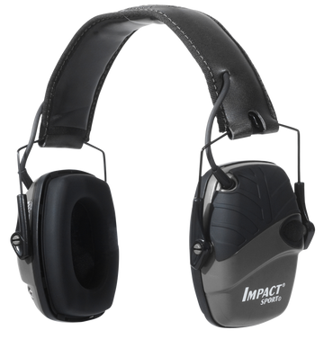 Howard Leight Impact Sport Electronic Muff 22 dB Over the Head Gray/Black