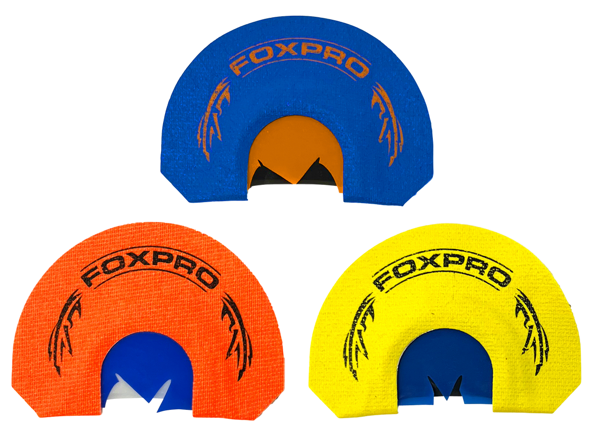 Foxpro Spurtaker Combo Diaphragm Turkey Call 3-Pack - Blue/Orange/Yellow