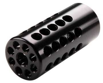 Tactical Solutions X-Ring Compensator .22 LR 1/2x28 Black Gloss Aluminum - Ruger 10/22