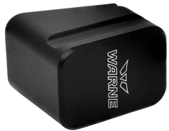 Warne MEG1754BLK Magazine Extension Glock 17/22 +5rd 9mm Luger / +4rd .40 S&W - Black
