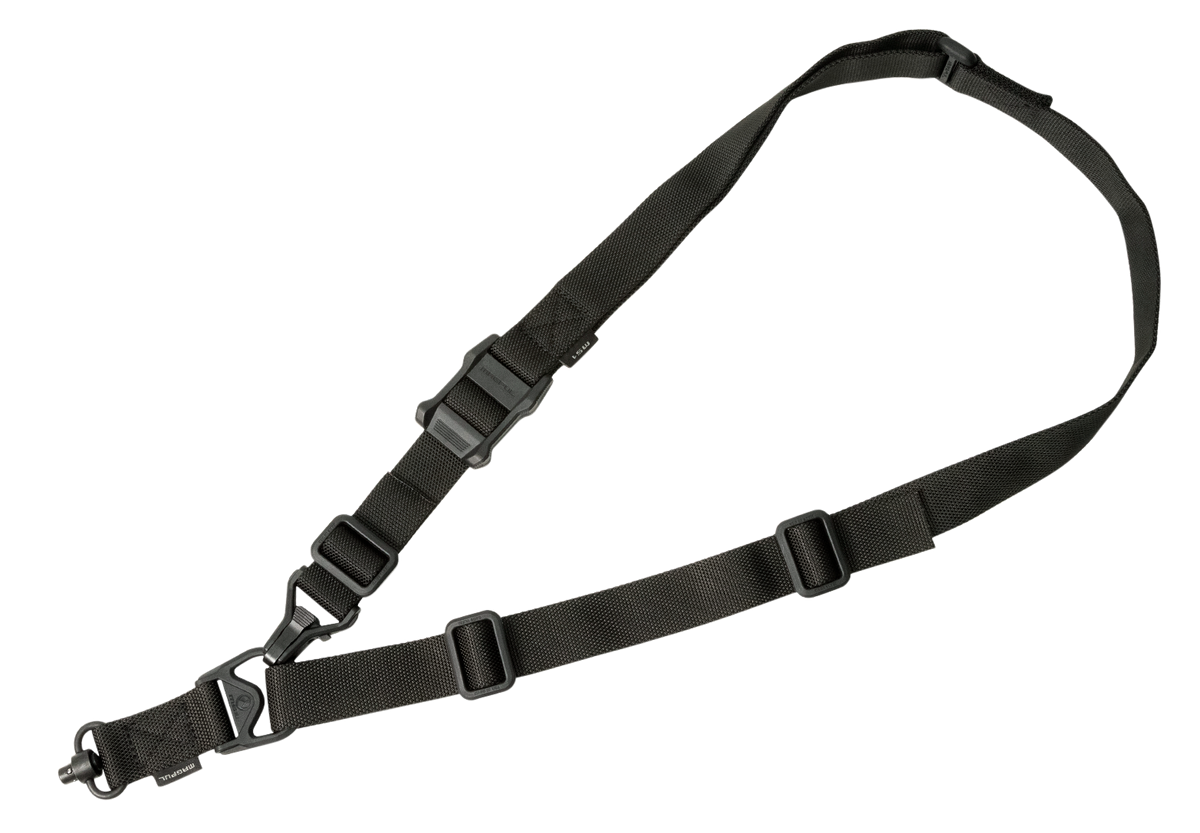 Magpul Industries MS3 Single QD Sling GEN2 48"-60" Adjustable One-Two Point Black Nylon