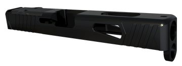Rival Arms Precision Slide A1 9mm Luger Docter Cut Black QPQ 17-4 Stainless Steel - Glock 17 Gen4