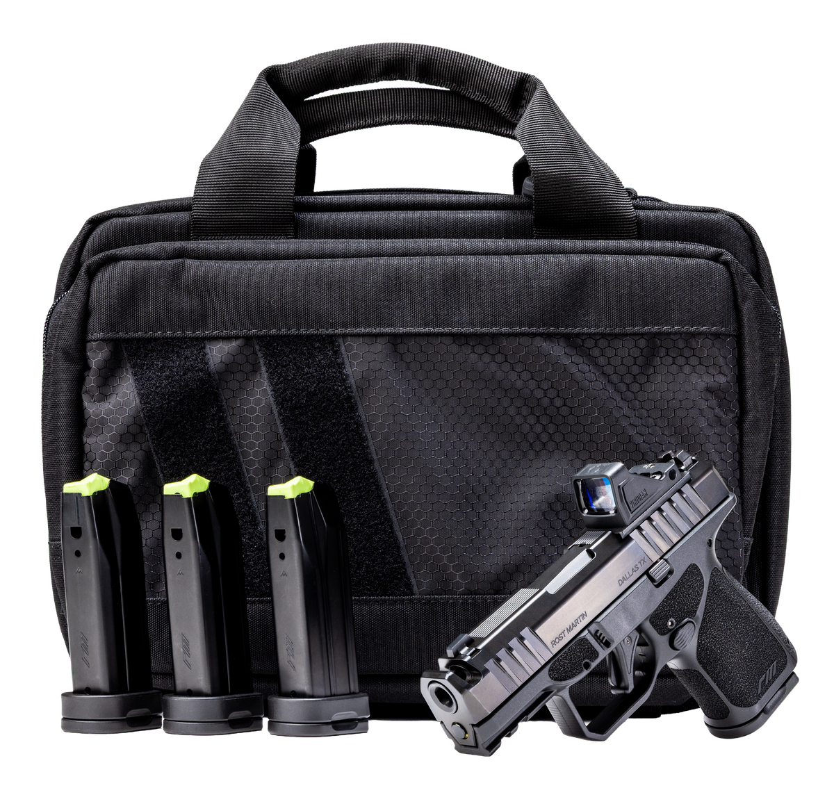 Rost Martin RM1S Comp Bundle 9mm Luger 3.6" 10+1 Striker-Fired Pistol - CA Compliant - Black