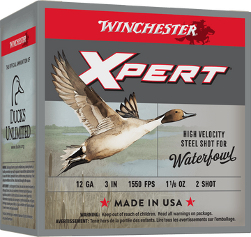 Winchester Ammo Super X Xpert High Velocity 12 Gauge 3" 1 1/8 oz 2 Shot 25 Rd - Box or Case