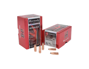 Hornady 3130 InterLock 303 British .312 174 gr Round Nose - 100/Box