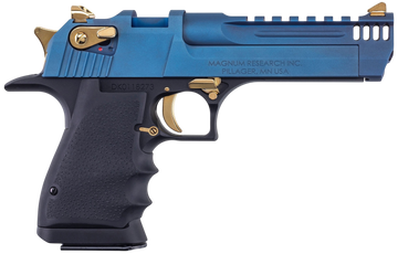 Magnum Research Desert Eagle Mark XIX L5 .44 Mag 5" 8+1 Semi-Auto Pistol - Black/Carbo Blue PVD/Gold