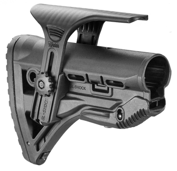 FAB Defense GL-Shock CP AR-15 Polymer Buttstock - Black