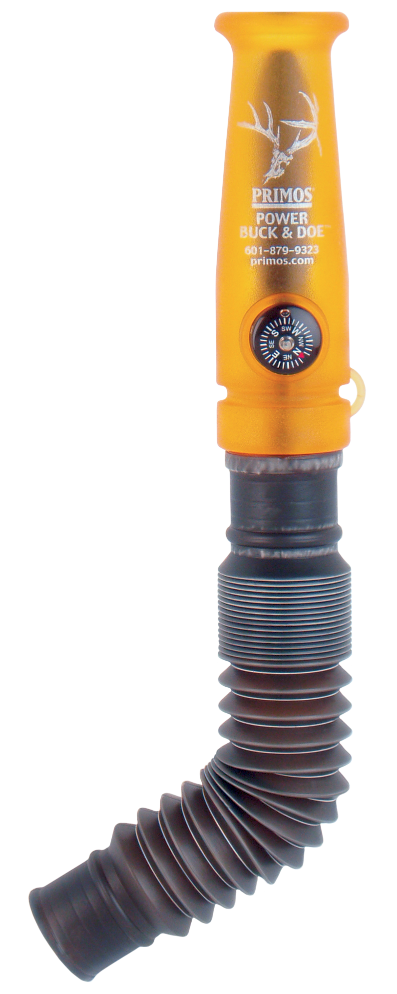 Primos 729 Power Buck & Doe Deer Grunt Call Single/Double Reed - Black/Gold