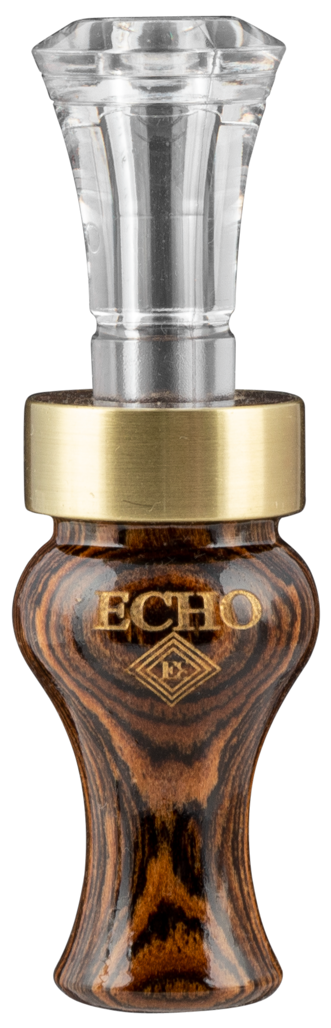 Mo Tactical Products Echo Calls Timber Double Reed Mallard Duck Call - Brown Bocote Timber