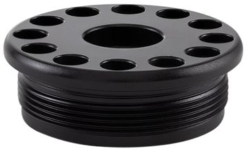 Anechoic Direct Thread Adapter M14x1 LH Titanium - Matte Black