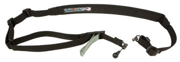 Blue Force Gear Vickers 221 2" 57"-67" Black Cordura Padded One-Two Point AR Platform Sling - Red Swivel