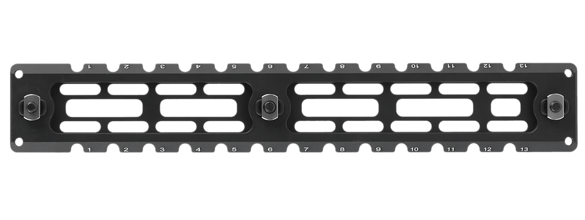 Leapers UTG PRO TLUMA03 ARCA Rail 6-Slot M-LOK 9.4" Matte Black Anodized Aluminum