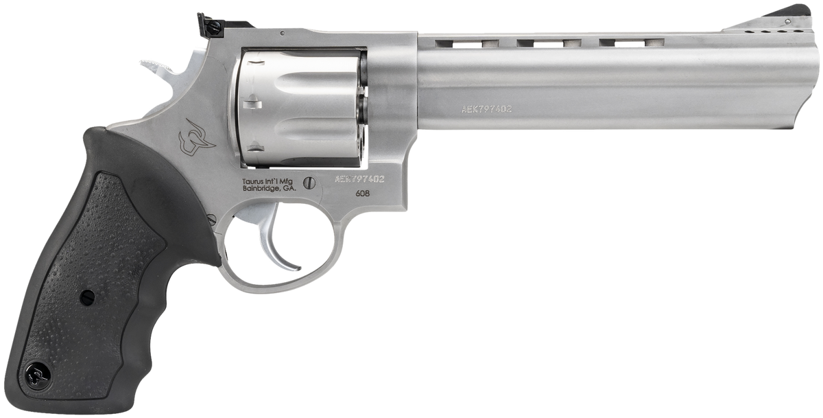 Taurus 608 357 Mag/38 Special +P 6.50" 8-Rd DA/SA Revolver - Matte Stainless