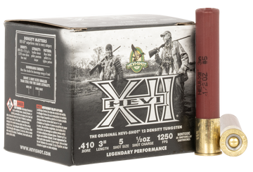 Hevishot HEVI-XII 410 Bore 3" 1/2 oz #5 Shot 1250 fps - Box or Case