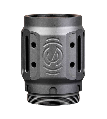 SilencerCo Charlie MAAD Brake 2.0 Aluminum Black Anodized 2.23" Muzzle Brake