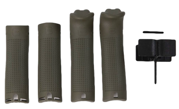 Glock Backstrap/Beavertail Set Battlefield Green Polymer - Fits G20/G21
