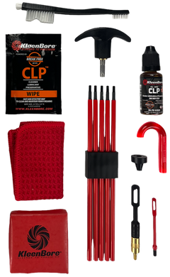 Kleen-Bore SAF300 SAF-T-CLAD Universal Classic Cleaning Kit .22 Cal-12 Gauge Handgun/Rifle/Shotgun