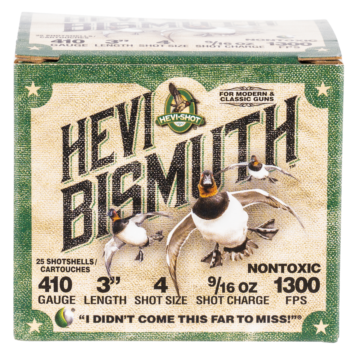 Hevishot HEVI-Bismuth 410 Bore 3in 9/16 oz 4 Shot 1300 fps - Box or Case
