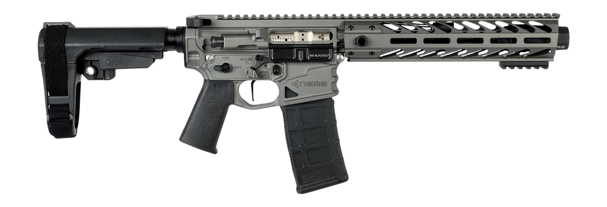 Nemo Arms Battle-Light 300 Blackout 8" 30+1 Semi-Auto Pistol - Tungsten Anodized