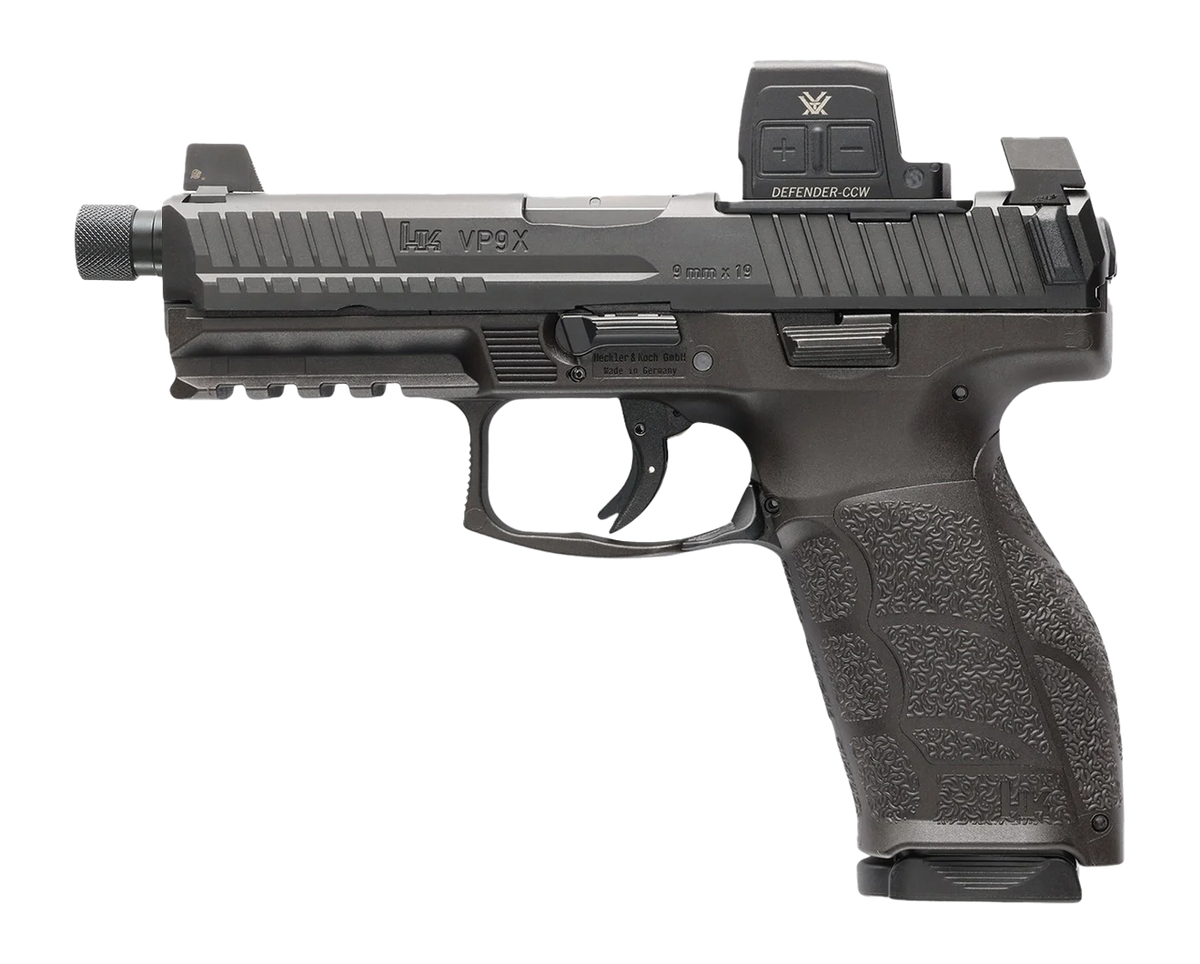 HK VP9A1 X Tactical w/Optic 9mm Luger 4.70" 10+1 Striker-Fired Pistol - Vortex CCW
