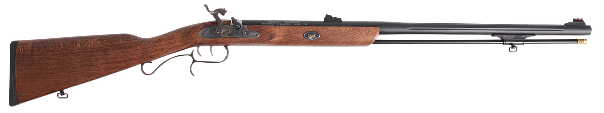 Traditions ShedHorn 50 Cal 26" Fluted Black Cerakote Hardwood Percussion Muzzleloader