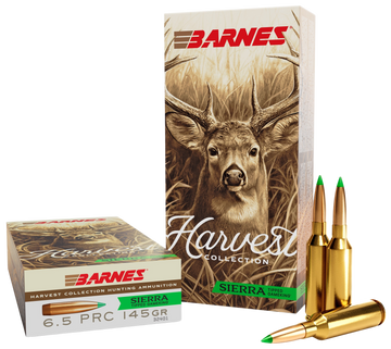 Barnes Bullets Harvest 6.5 PRC 145gr Sierra Tipped GameKing 20 Rd - Box or Case