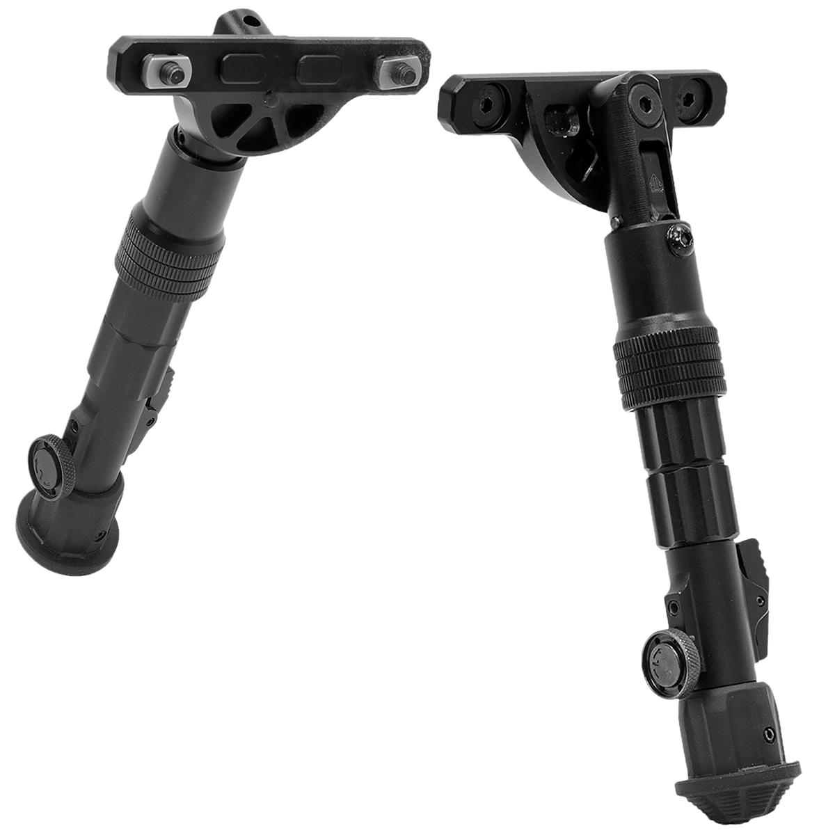 Leapers UTG Recon Flex Bipod M-LOK 5.7-8" Center Height Black Anodized Aluminum